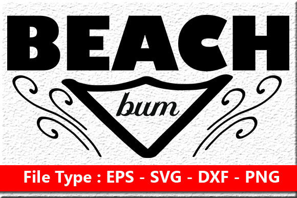 Beach Quote Design,Beach Bum Embroidery Review