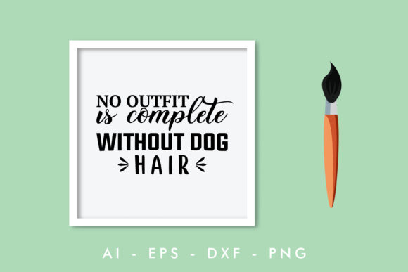 Dog Quote Design Vector Template Review
