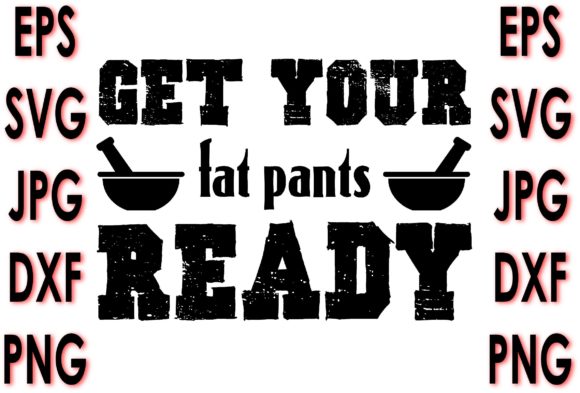 Potholder Quote Design, Get Your Fat Pan