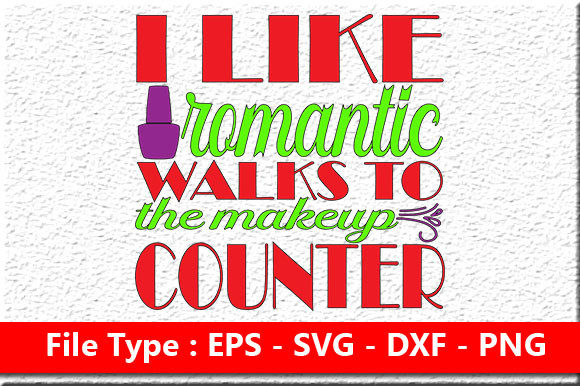 Romantic Walks Makeup Quote Embroidery Review