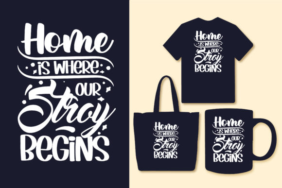 Typography Quote T-shirt and Merchandise